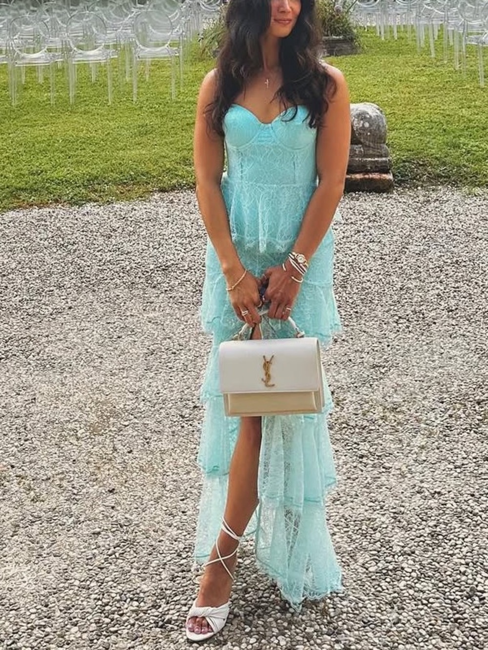 MAJORELLE ZELDA FITZ Gown in Sky Blue